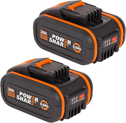 2026 WORX WG743E Akku-Rasenmäher 40V – Profi Rasenmäher mit Mulchfunktion & PowerShare Akku – Rasenmähen ohne Kabel – Ideal für Gärten bis zu 500m²
