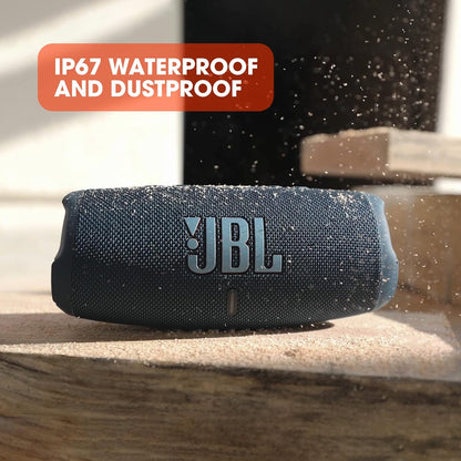 2026 JBL Charge 5 Bluetooth-Lautsprecher in Schwarz – Wasserfeste, portable Boombox mit integrierter Powerbank – Eine Akku-Ladung für bis zu 20 Stunden kabellosen Musikgenuss