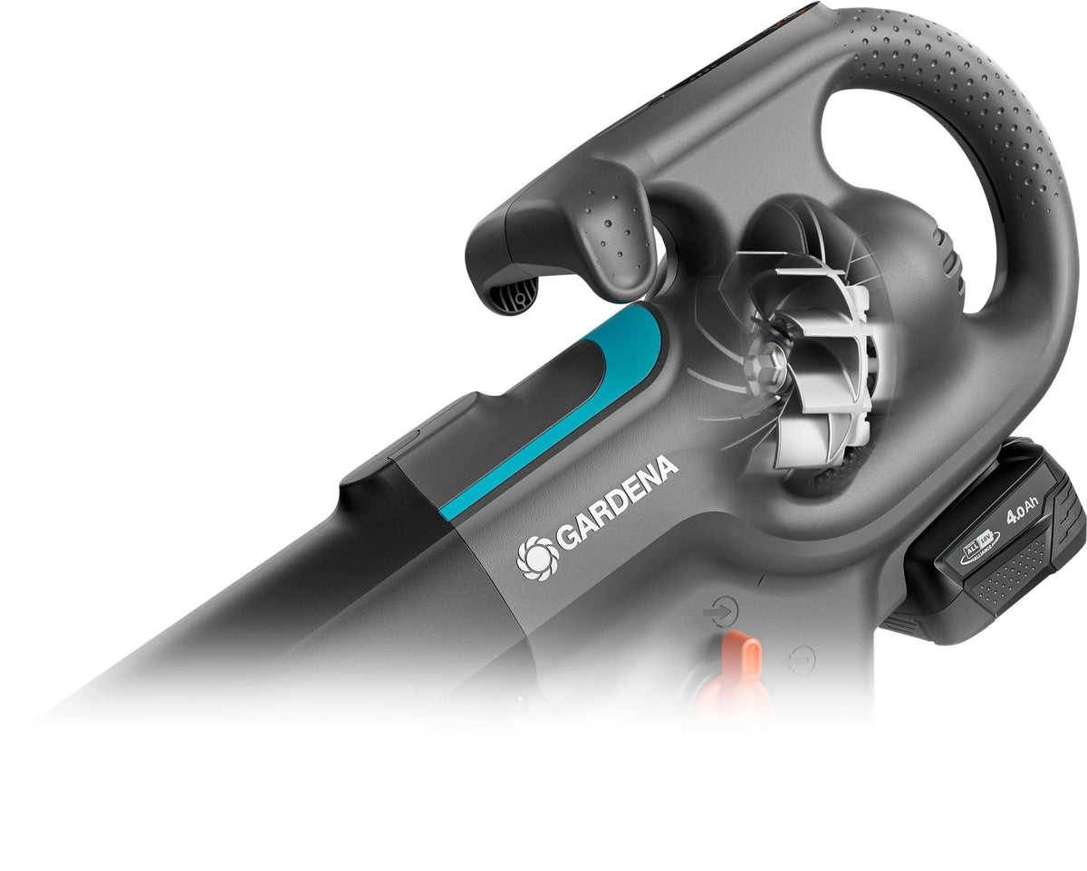 2026 Akku Laubsauger Bläser PowerJet 18V P4A Solo starker Luftstrom schneller Moduswechsel Fangsack 14895 55 Black
