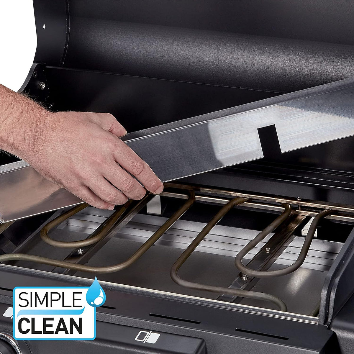 2026 Enders Elektrogrill eCRAVE 2, mit Gussrost, Grillwagen mit viel Stauraum, SIMPLE CLEAN™ Reinigungssystem, 2 leistungsstarke Heizelemente, formstabile Garhaube mit integriertem Thermometer #97116