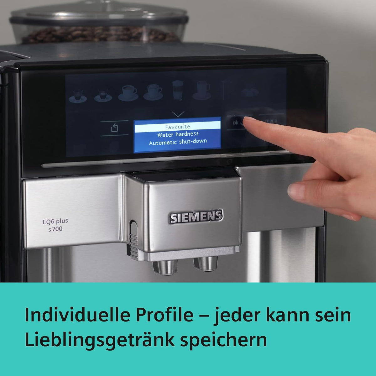 2026 Siemens EQ.6 Plus S700 Kaffeevollautomat TE657503DE