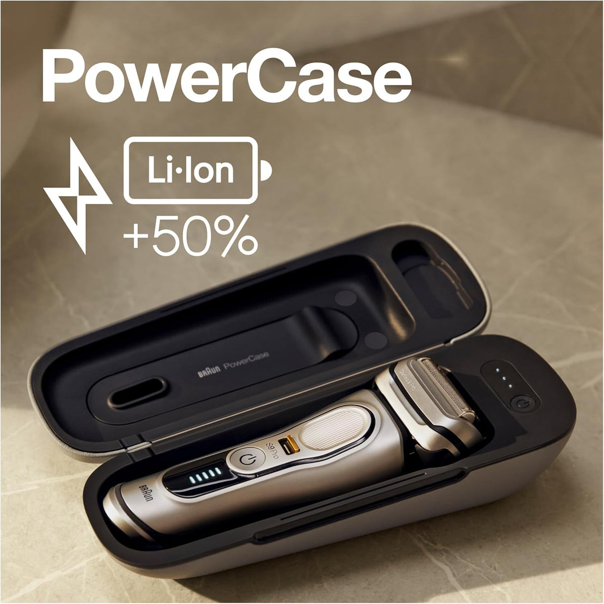 2026 Braun Series 9 Pro Premium Rasierer Herren mit 4+1 Scherkopf, Elektrorasierer & ProLift Trimmer, PowerCase, 5-in-1 Reinigungsstation, 60 Min Laufzeit, Made in Germany, 9477cc, silber