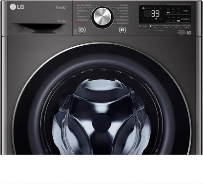 2026 LG F4WV7080, Klasse A, Frontlader-Waschmaschine 8 kg, 1400 U/Min, AI Direct Drive, Wi-Fi, Tiefenreinigung mit Dampf, Groe Kapazitt, TRIPLE A, Auentür aus Sicherheitsglas, 62 x 60 x 85 cm Wei