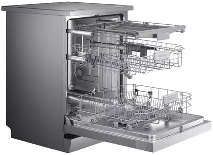 2026 Samsung DW60M6050FS Geschirrspüler, freistehend, 14 Gedecke, A++, Edelstahl, maximal 60 cm, berührungsempfindliche Tasten, LED