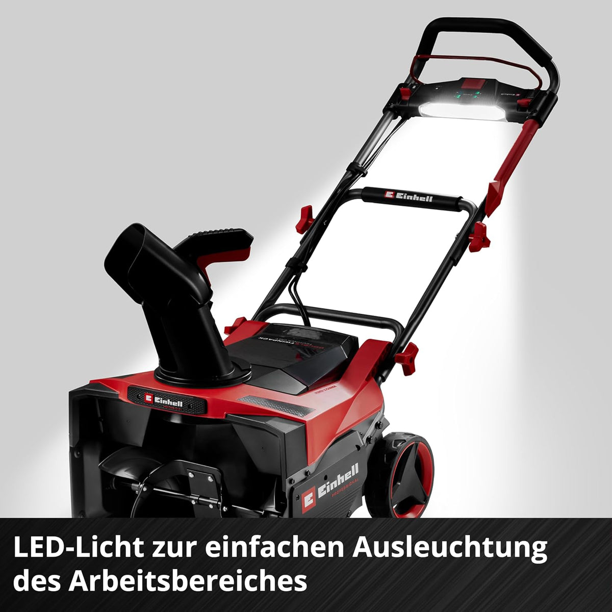 2026 Einhell Professional Akku-Schneefräse GP-ST 36/53 Li E BL Power X-Change (36 V, 53 cm Arbeitsbreite, max. 33 cm Schneehöhe, inkl. Reinigungsspatel, inkl. 2X 4,0Ah Akku & Twincharger)