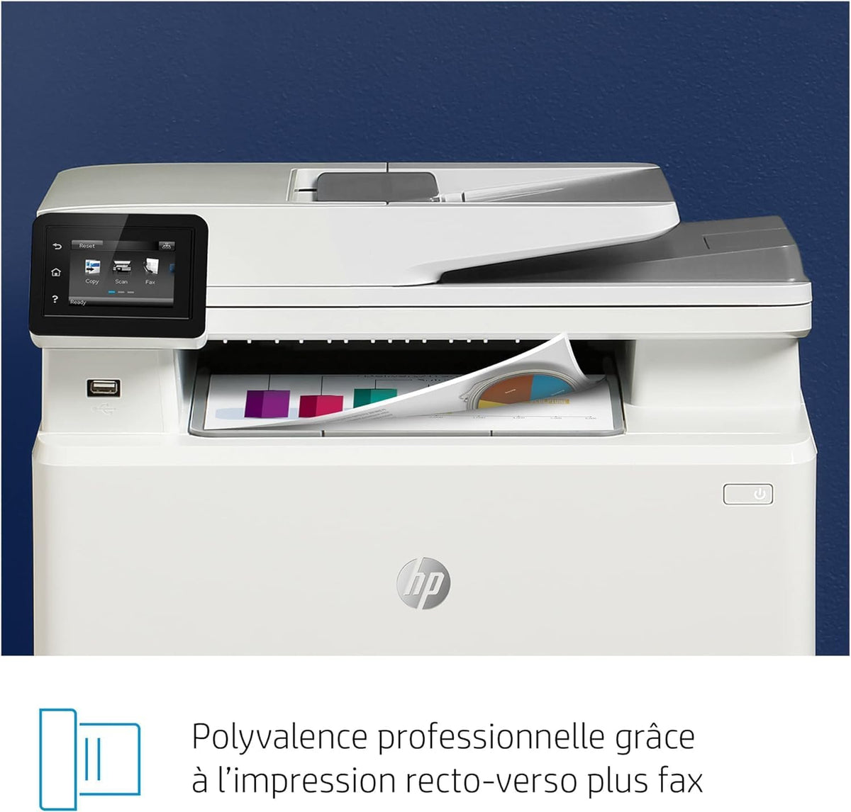 2026 HP Color LaserJet Pro MFP 3302fdwg Multifunktions-Farblaserdrucker, Fax, Automatischer beidseitiger Druck, Touchscreen, Wi-Fi, Ethernet, USB, HP Wolf Pro Security