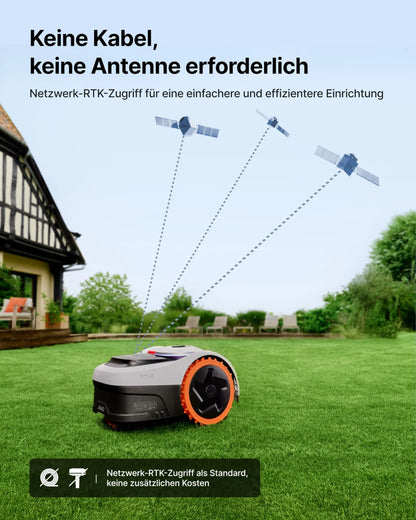 2026 i205 AWD Mähroboter ohne Begrenzungskabel mit Garage S für 500 qm 45% Steigung NRTK Vision ohne RTK