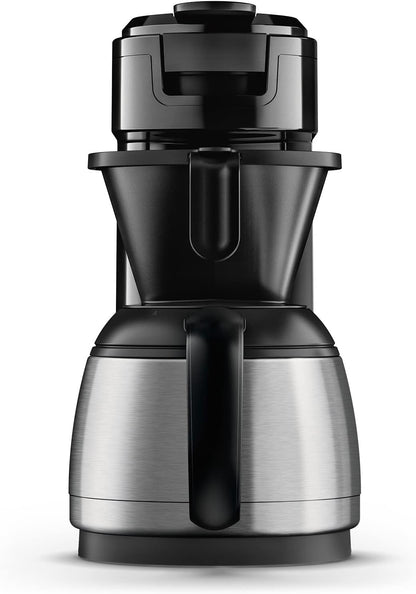 2026 Philips Senseo Switch Pad- und Filterkaffeemaschine, 2-in-1-Brühtechnologie, 1-Liter-Wasserbehälter, 7 Tassen in einem Durchgang, Klavierlackschwarz (HD6592/64)