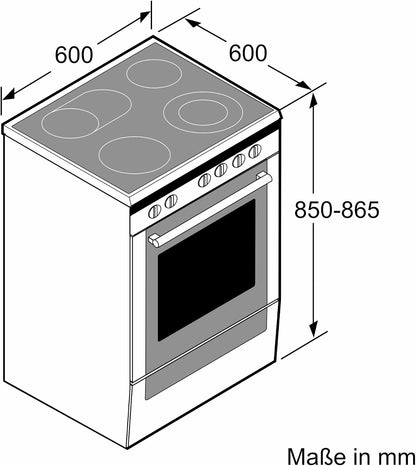 2026 Siemens HK9S5A240, iQ500, Freistehender Elektroherd, 60 cm, Schnellaufheizung, ecoClean Selbstreinigungshilfe, 3D Heißluft, Klapptür mit Softclose, cookControl 10 Automatikprogramme, Edelstahl