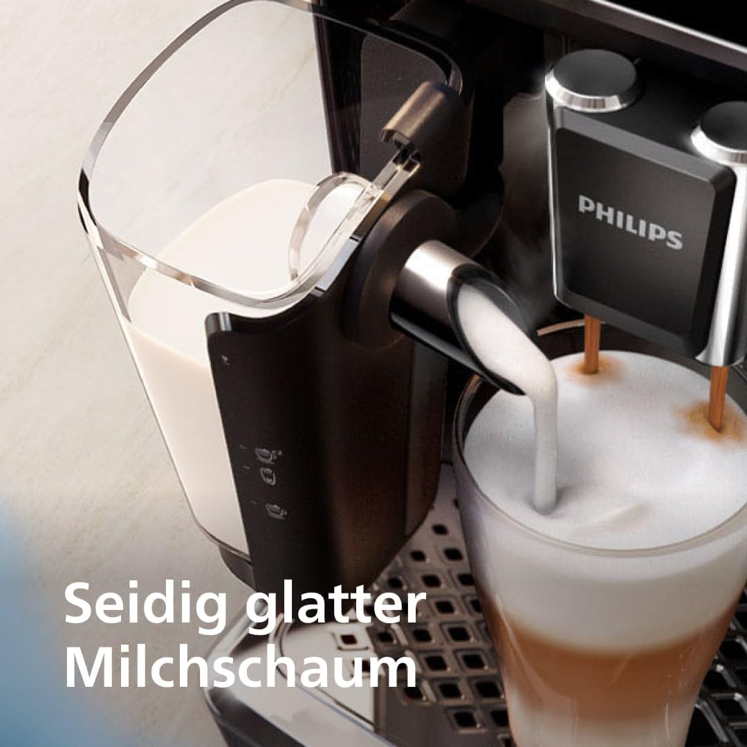 2026 Philips Serie 5400 Kaffeevollautomat - Genießen Sie 12 Getränke, schnell reinigendes LatteGo, intuitives TFT-Display, anpassbare Kaffeeeinstellungen, erstklassiges Küchendesign (EP5441/50)