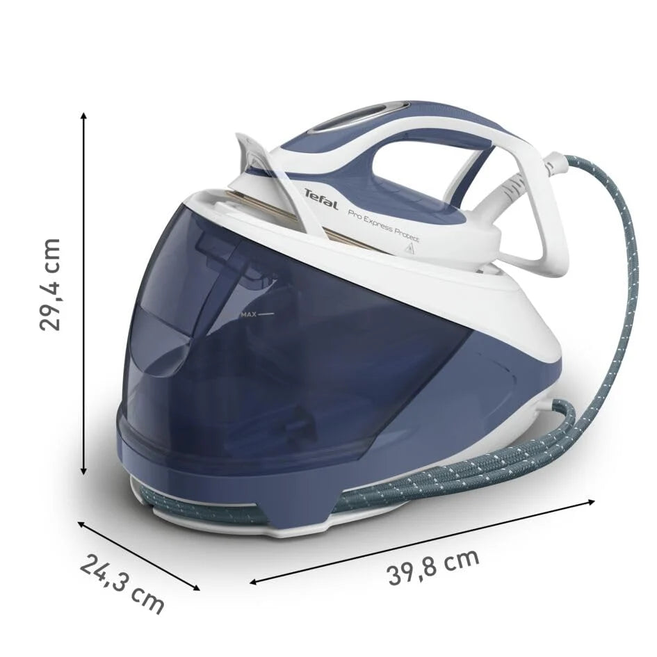 2026 Tefal Pro Express Protect Dampfbügelstation mit 7,6 Bar Dampfdruck für faltenfreies Bügeln und sanfte Textilpflege