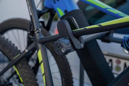 2026 Fischer Kupplungs-Fahrradträger ProlineEvo 2, für 2 Fahrräder bis 60kg Nutzlast, E-Bike geeignet, vormontiert, abschließbar, faltbar