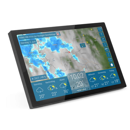 2026 WetterOnline WLAN Wetterstation home 4 mit WetterRadar HD Farbdisplay RegenRadar Unwetterwarnungen 14 Tage Wettervorhersage