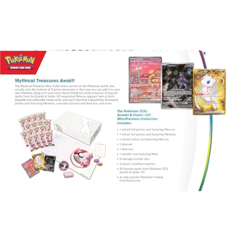 2026 Pokemon TCG Scarlet & Violet 3.5 Pokemon 151 Ultra Premium Collection