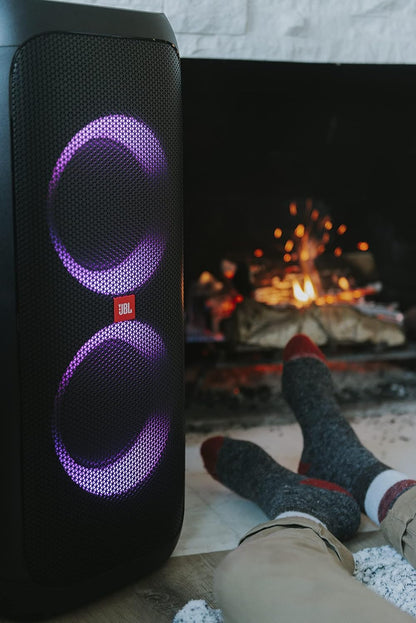 2026 JBL PartyBox 710 - Schwarz – Trag - und rollbarer Bluetooth Party-Lautsprecher mit Lichteffekten – Spritzwassergeschützte, mobile Musikbox