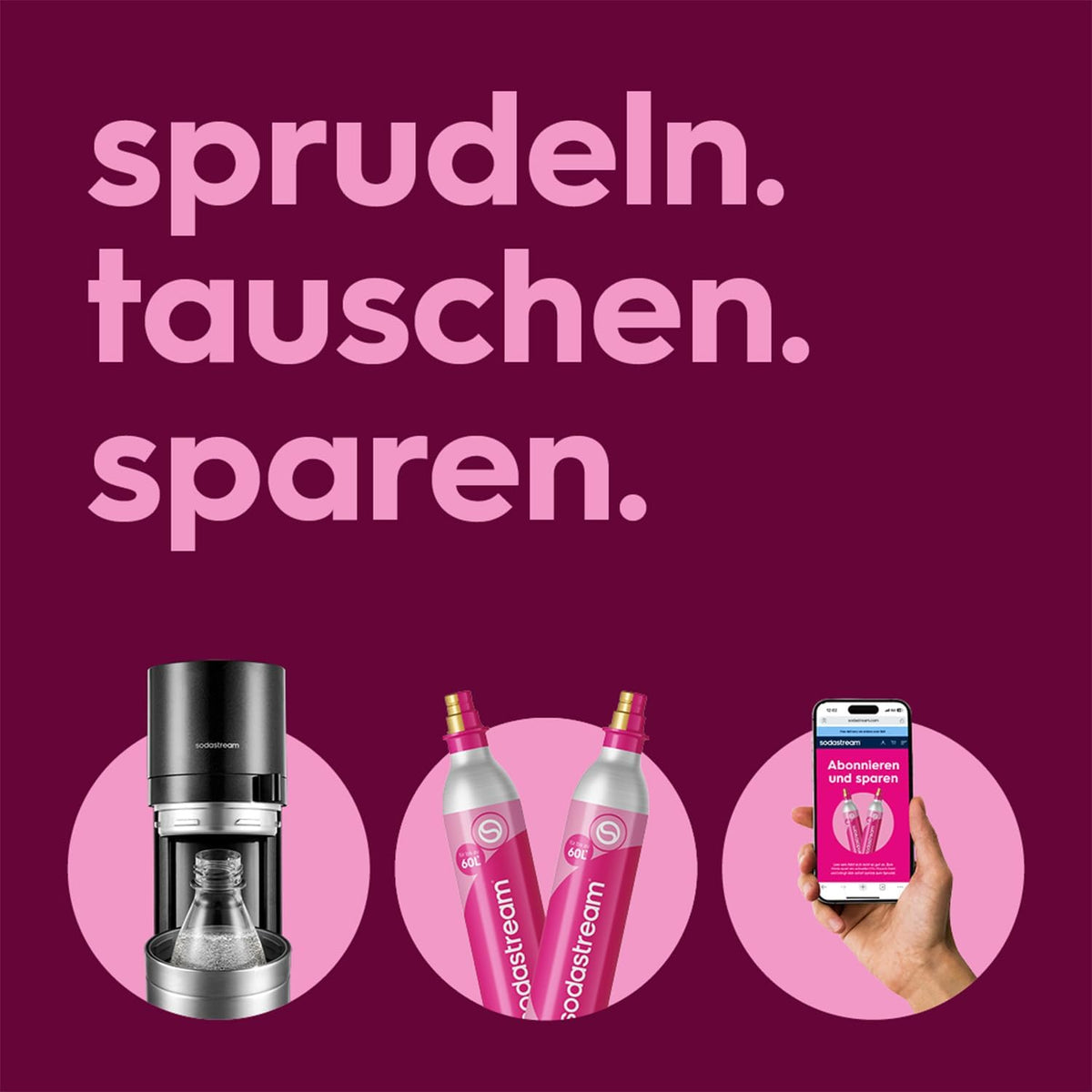 2026 SodaStream Wassersprudler DUO mit 2x Quick-Connect CO2-Zylinder| inkl. 2x 1L Glasflasche und 2x 1L FUSE Kunststoffflasche (spülmaschinengeeignet) |