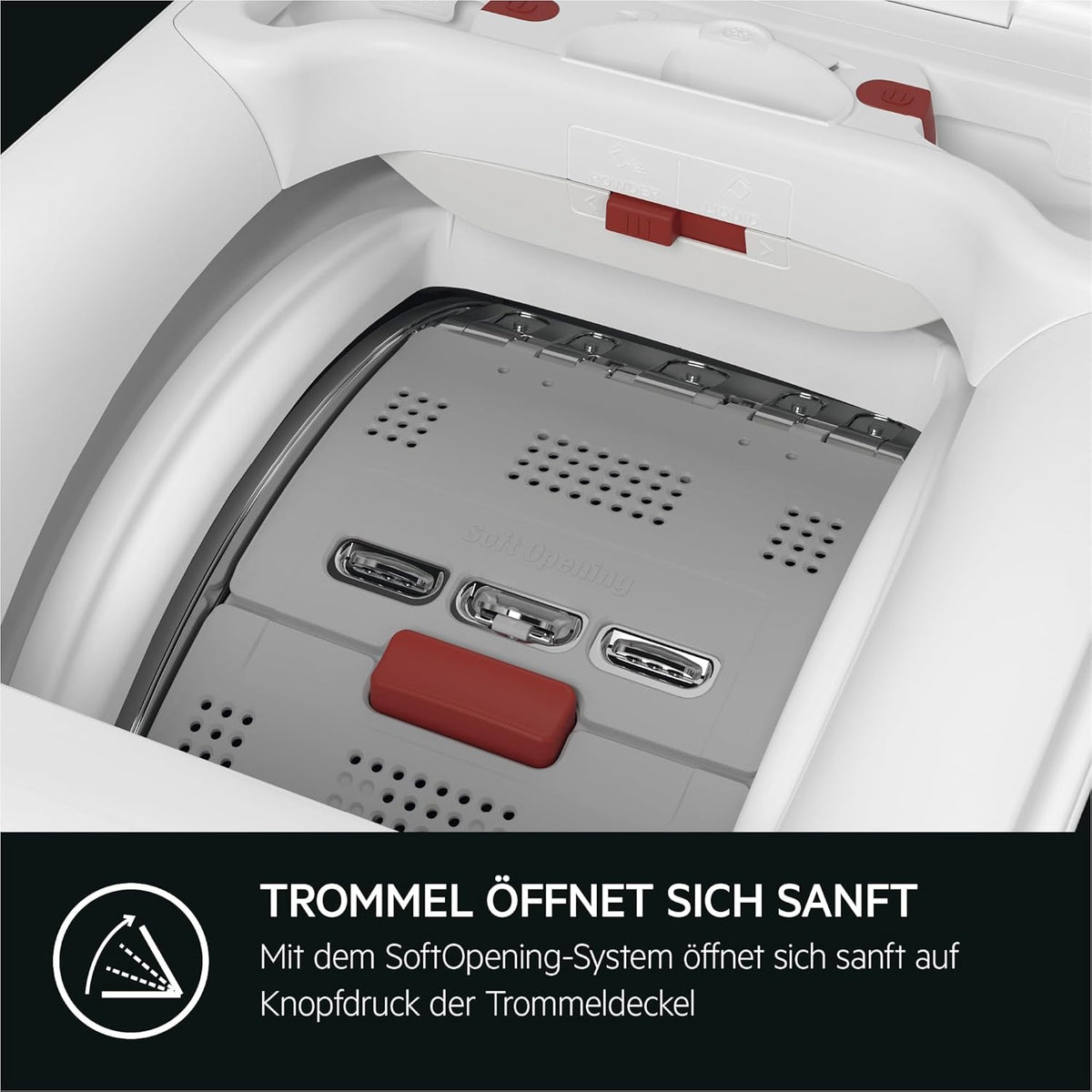 2026 AEG LTR7A71370 Waschmaschine Toplader / Serie 7000 mit ProSteam / ProSteam - Auffrischfunktion / 7,0 kg / Leise / Mengenautomatik / Nachlegefunktion / Wasserstopp / 1300 U/min