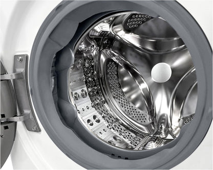 2026 LG F4WV7080, Klasse A, Frontlader-Waschmaschine 8 kg, 1400 U/Min, AI Direct Drive, Wi-Fi, Tiefenreinigung mit Dampf, Groe Kapazitt, TRIPLE A, Auentür aus Sicherheitsglas, 62 x 60 x 85 cm Wei