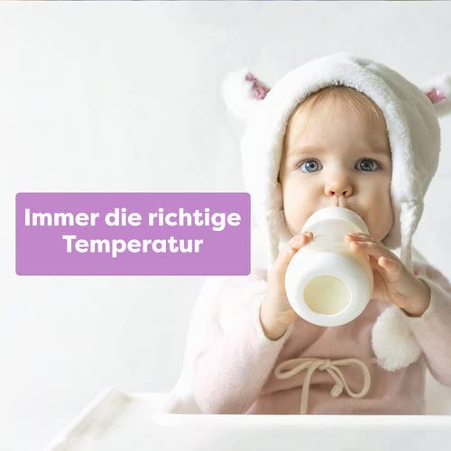 2026 Easybaby Milk Maker - Automatischer Flaschenzubereiter - die Perfekte Babyflasche auf Knopfdruck, Flaschenwärmer, Bedienung mit dem Smartphone