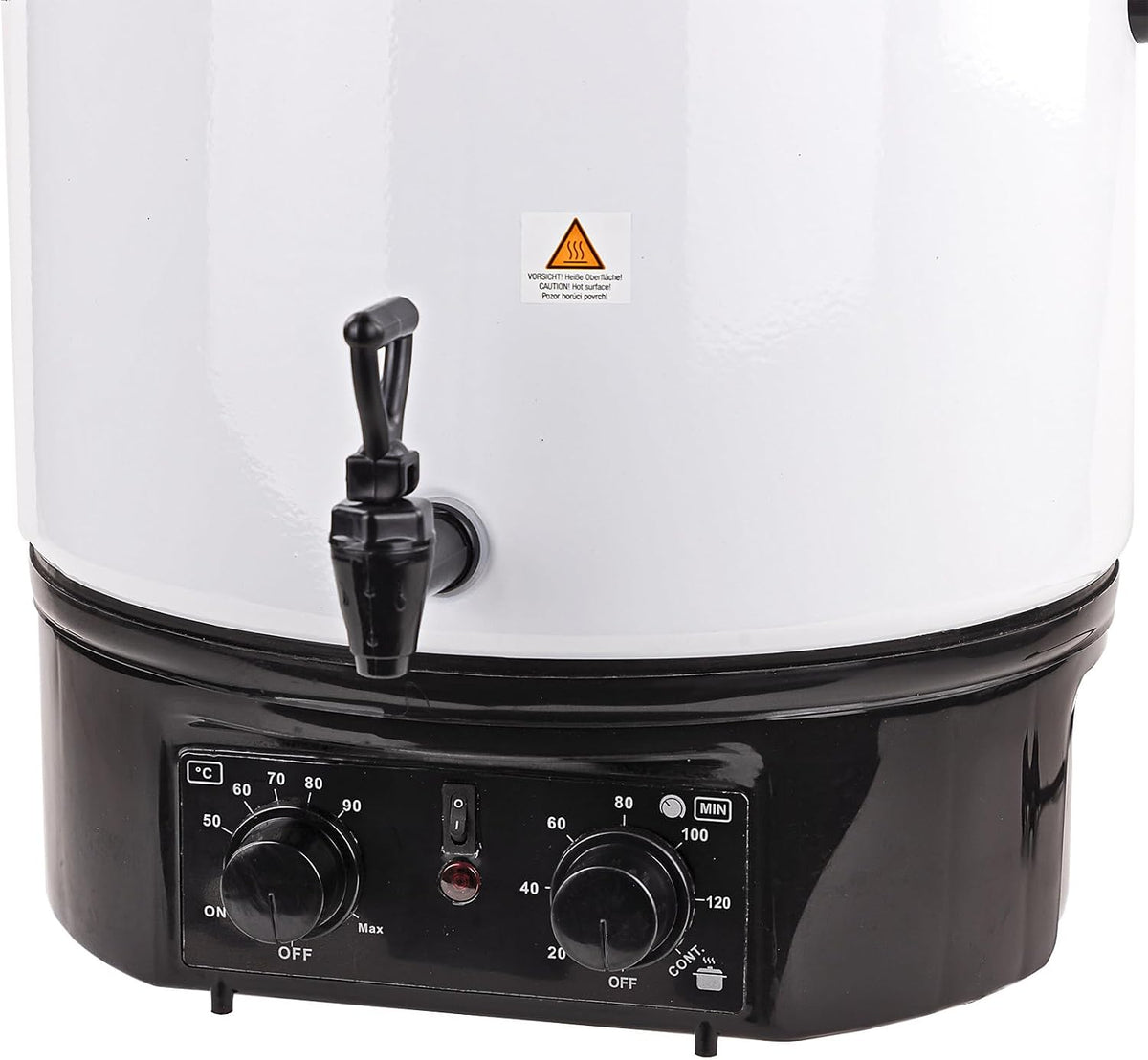 2026 DEMA Einkochautomat EA27 – 27 Liter, 1800 Watt, Einkocher, Einkochtopf, Glühweintopf, Gulaschkanone, mit Timer & Alarm – ideal für Einkochen, Erhitzen & Warmhalten