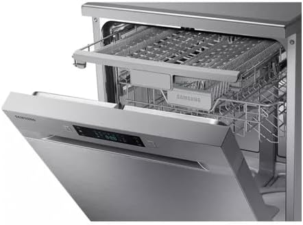 2026 Samsung DW60M6050FS Geschirrspüler, freistehend, 14 Gedecke, A++, Edelstahl, maximal 60 cm, berührungsempfindliche Tasten, LED