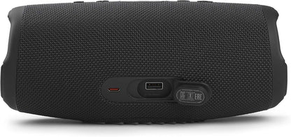 2026 JBL Charge 5 Bluetooth-Lautsprecher in Schwarz – Wasserfeste, portable Boombox mit integrierter Powerbank – Eine Akku-Ladung für bis zu 20 Stunden kabellosen Musikgenuss