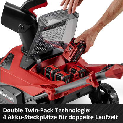 2026 Einhell Professional Akku-Schneefräse GP-ST 36/53 Li E BL Power X-Change (36 V, 53 cm Arbeitsbreite, max. 33 cm Schneehöhe, inkl. Reinigungsspatel, inkl. 2X 4,0Ah Akku & Twincharger)