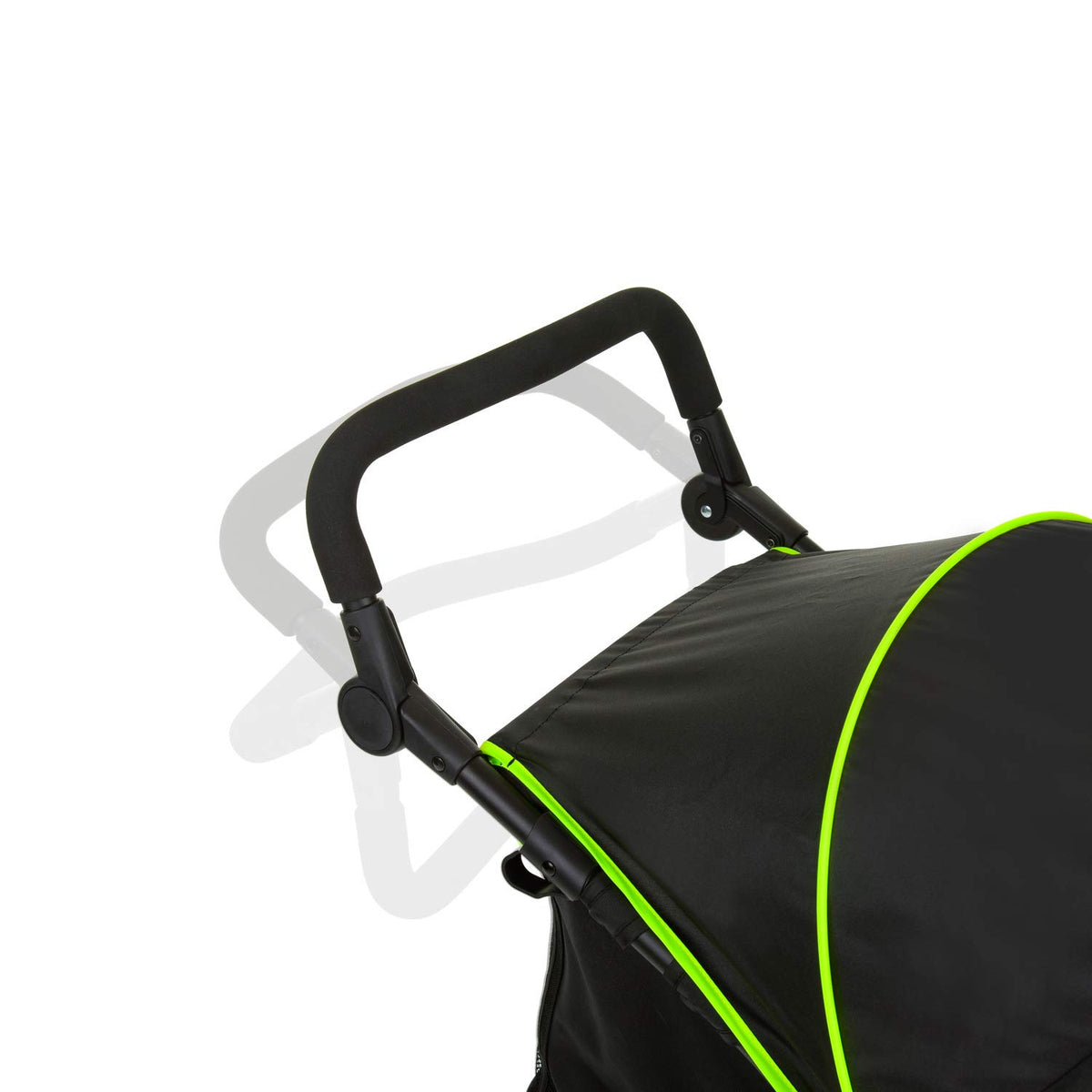 2026 hauck Kinderwagen Runner 2, Dreirad Buggy mit XL Lufträder für Kinder bis 22 kg, UV-Schutz 50+, Belüftungsfenster, Höhenverstellbar, Faltbar, XL Korb bis 3 kg, Liegefunktion (Black)