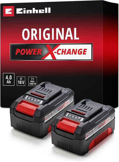 2026 Einhell Original Akku-Twinpack PXC 18 V 4,0 Ah