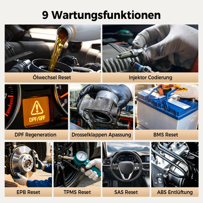 2026 ArtiDiag600 Pro universelles OBD2 Diagnosegerät mit 9 Servicefunktionen