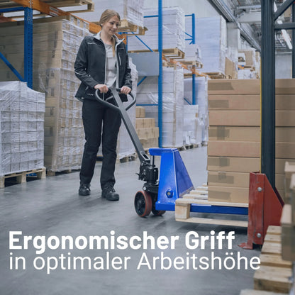 2026 Hubwagen 2500 kg aus Stahl, Gabellänge 1150 mm, robust, hydraulisch, ideal für Lager und Logistik
