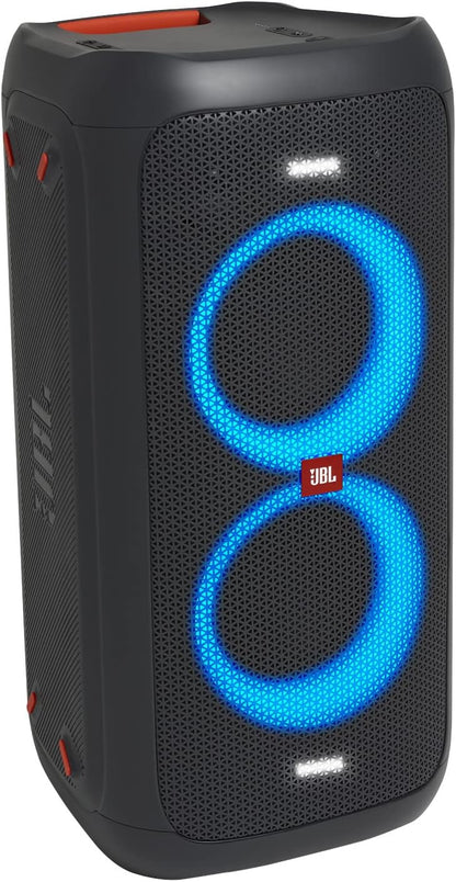 2026 JBL PartyBox 710 - Schwarz – Trag - und rollbarer Bluetooth Party-Lautsprecher mit Lichteffekten – Spritzwassergeschützte, mobile Musikbox