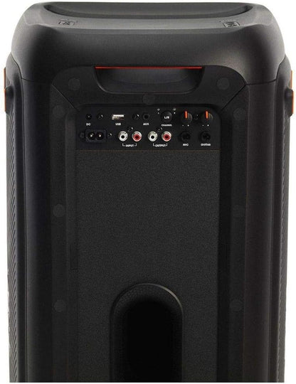 2026 JBL PartyBox 710 - Schwarz – Trag - und rollbarer Bluetooth Party-Lautsprecher mit Lichteffekten – Spritzwassergeschützte, mobile Musikbox