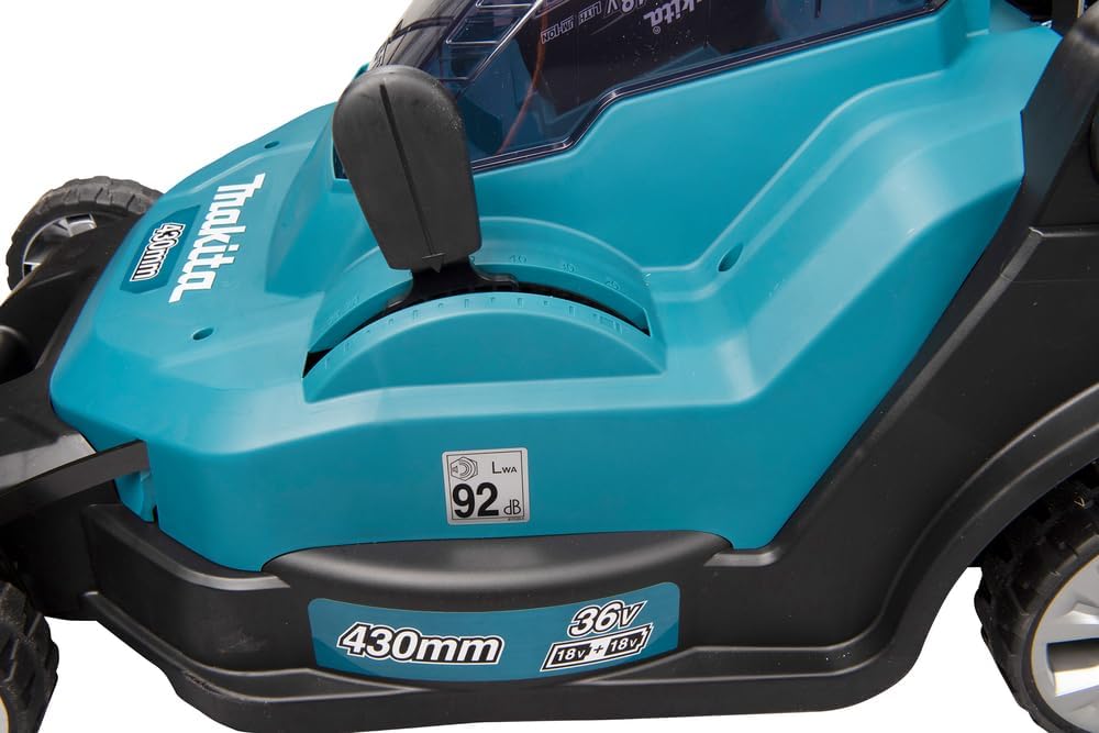 2026 Makita DLM432Z Akku-Rasenmäher 2x18 V (ohne Akku, ohne Ladegerät)