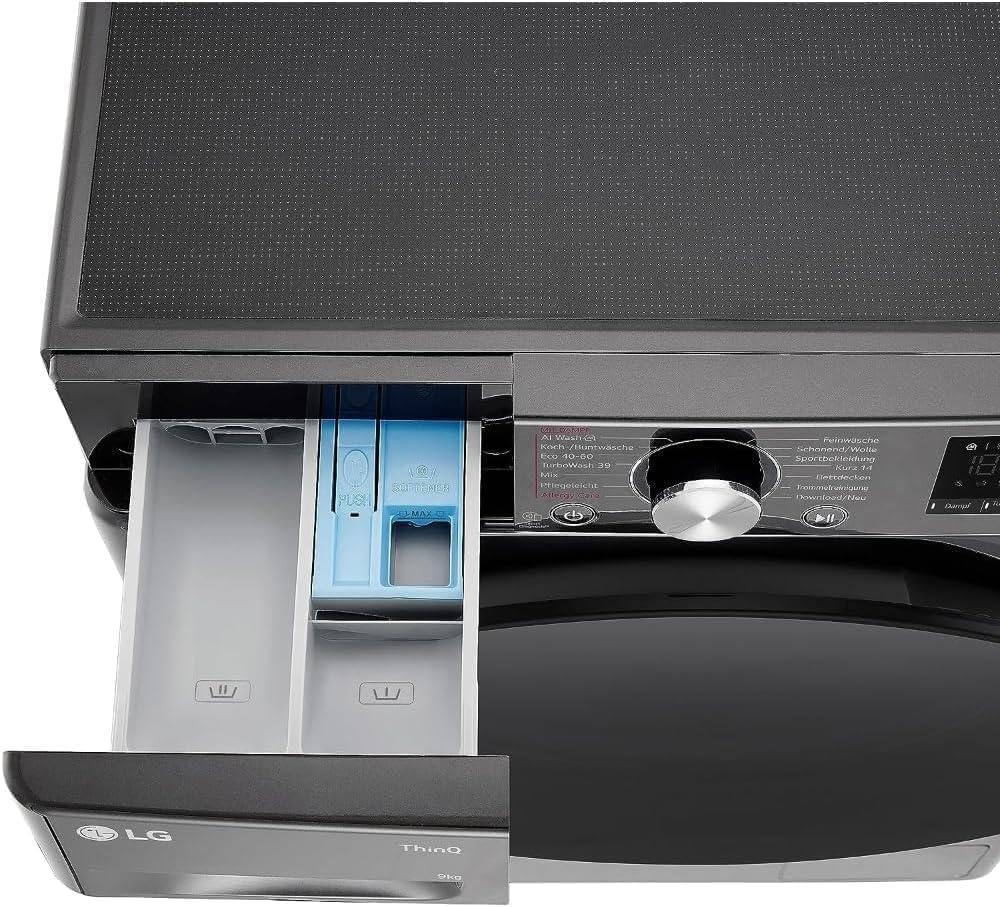 2026 LG F4WV7080, Klasse A, Frontlader-Waschmaschine 8 kg, 1400 U/Min, AI Direct Drive, Wi-Fi, Tiefenreinigung mit Dampf, Groe Kapazitt, TRIPLE A, Auentür aus Sicherheitsglas, 62 x 60 x 85 cm Wei