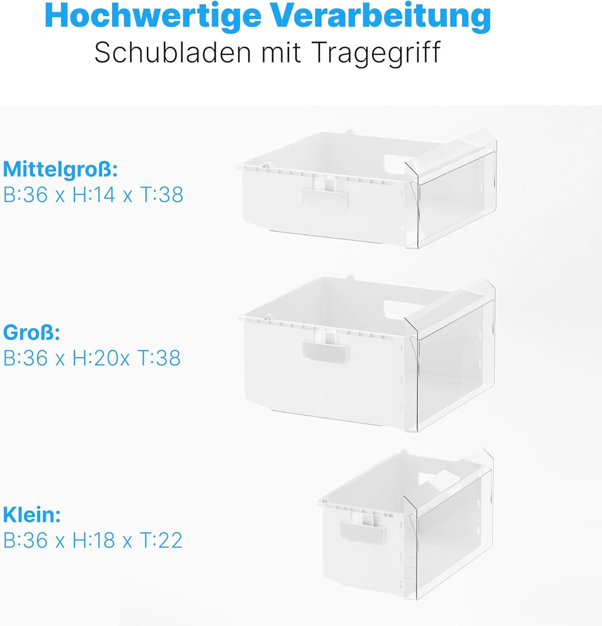 2026 Bomann Gefrierschrank 87L | Gefrierschrank klein mit Temperaturbereich ≤ -18°C | 3 Schubladen | Tiefkühlschrank mit wechselbarem Türanschlag | Freezer Tiefkühlschrank klein GS 7253 weiß