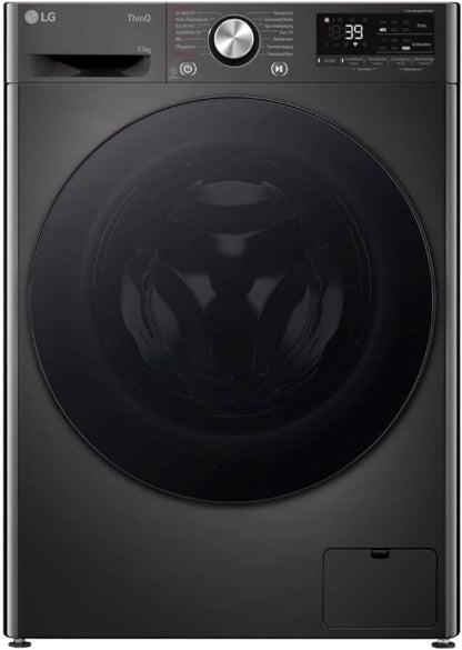 2026 LG F4WV7080, Klasse A, Frontlader-Waschmaschine 8 kg, 1400 U/Min, AI Direct Drive, Wi-Fi, Tiefenreinigung mit Dampf, Groe Kapazitt, TRIPLE A, Auentür aus Sicherheitsglas, 62 x 60 x 85 cm Wei
