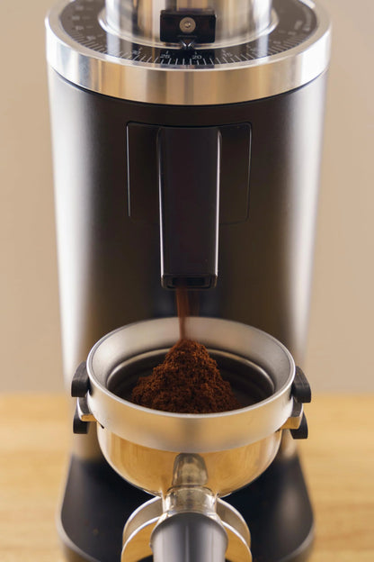 2026 Elektrische Einzeldosiskaffeemühle DF54 in Schwarz mit Präzisionsmahlwerk ideal für Espresso und Filterkaffee