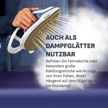 2026 Tefal Pro Express Protect Dampfbügelstation mit 7,6 Bar Dampfdruck für faltenfreies Bügeln und sanfte Textilpflege