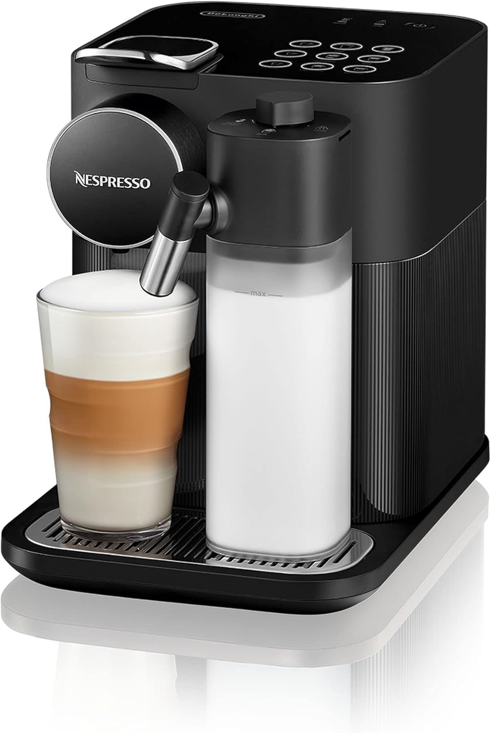 2026 Nespresso De'Longhi EN640.W Gran Lattissima Kaffeekapselmaschine mit automatischem Milchsystem,19 Bar Druck, 1400W,Weiß