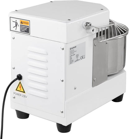 2026 GastroHero Teigknetmaschine, 8 L, fester Kopf, Weiß TKM-ECO8