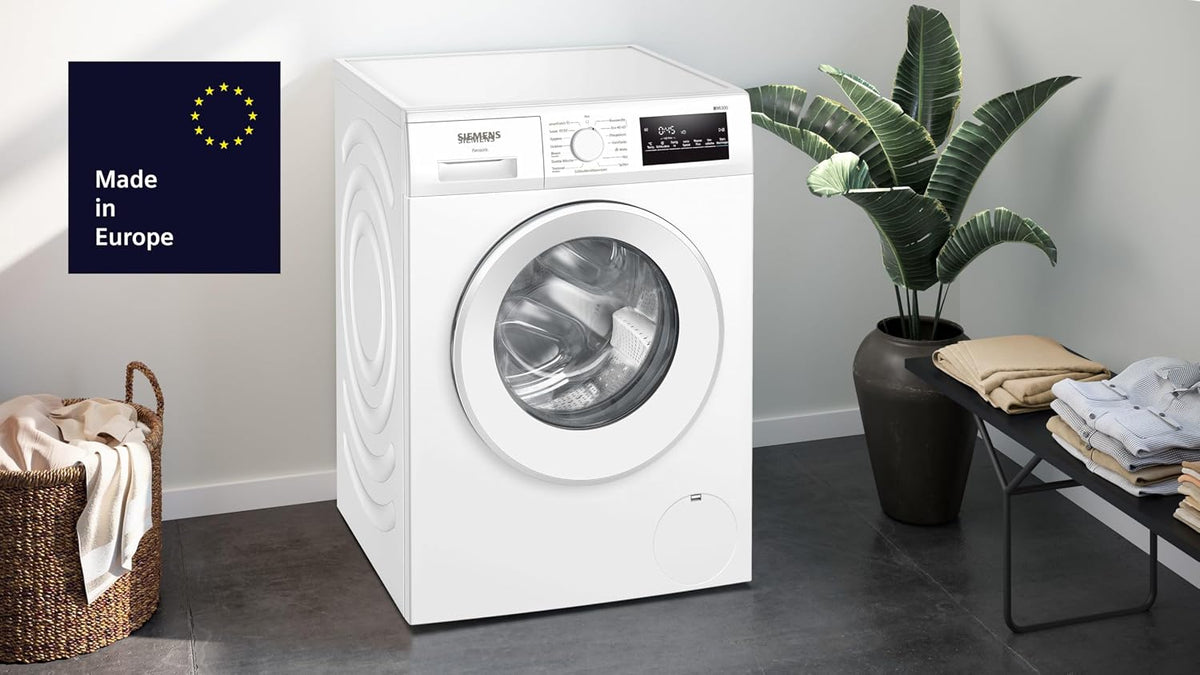 2026 Siemens iQ300 Waschmaschine 8 kg 1400 UpM smartFinish WM14N271