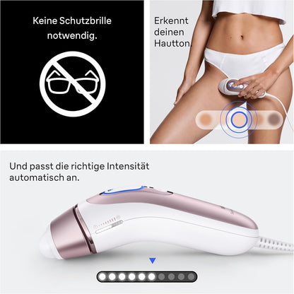2026 Braun Smart IPL Geräte Haarentfernung Skin i·expert 7, PL7311, Rosegold | Alternative Laser Haarentfernung für Zuhause, Dauerhafte Haarentfernung, Inkl. Etui, Venus Rasierer Und 3 Aufsätze