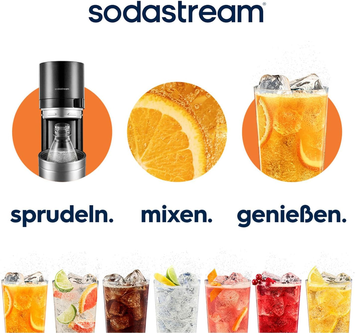 2026 SodaStream Wassersprudler DUO mit 2x Quick-Connect CO2-Zylinder| inkl. 2x 1L Glasflasche und 2x 1L FUSE Kunststoffflasche (spülmaschinengeeignet) |