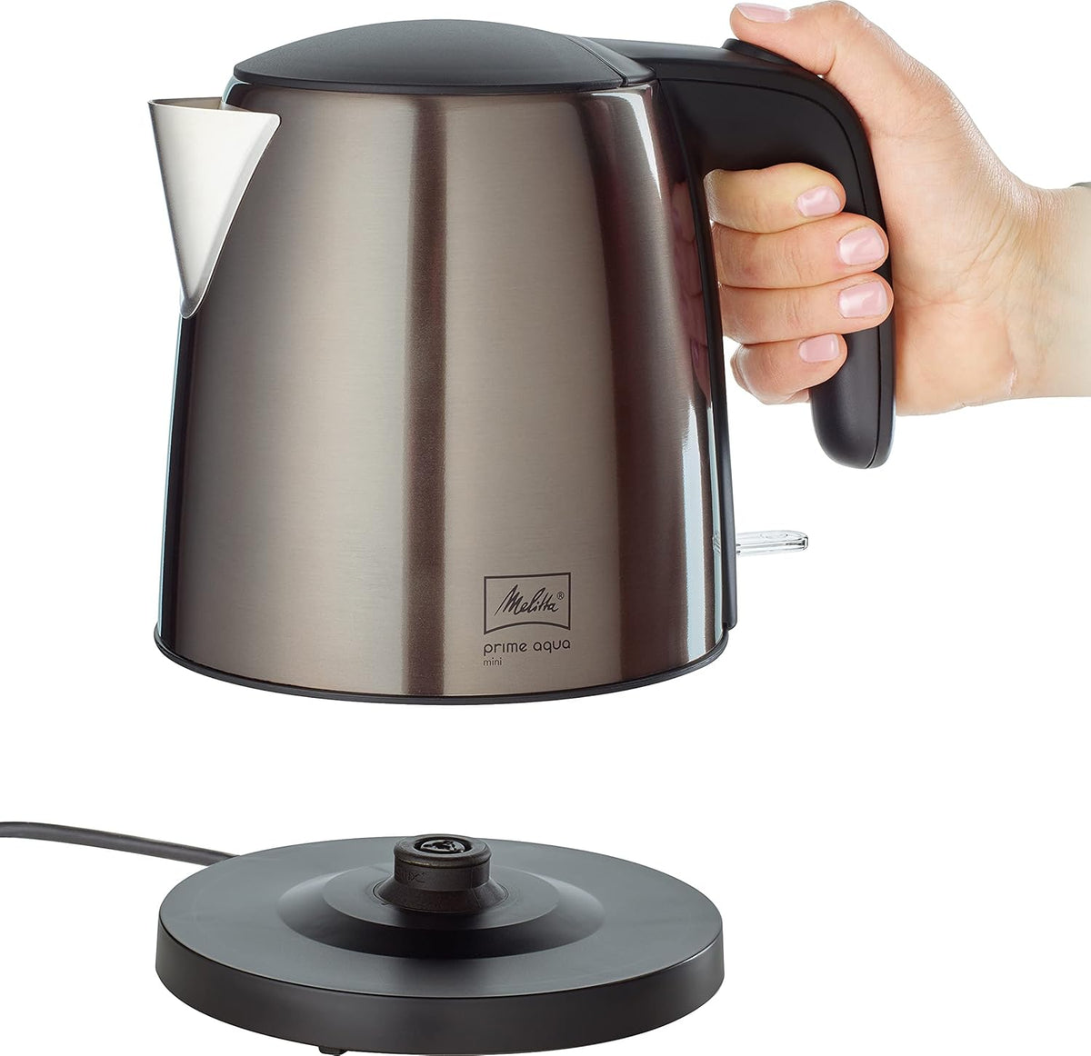 2026 Melitta AromaFresh - Filterkaffeemaschine - mit Glaskanne - integriertes Mahlwerk - Timer Funktion - 10 Tassen - Pure Black