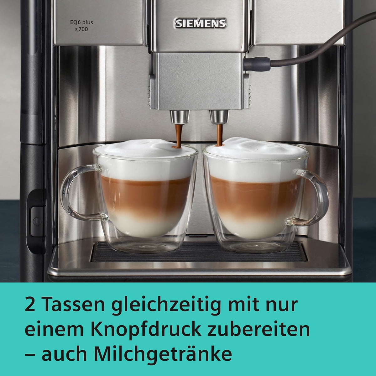 2026 Siemens EQ.6 Plus S700 Kaffeevollautomat TE657503DE