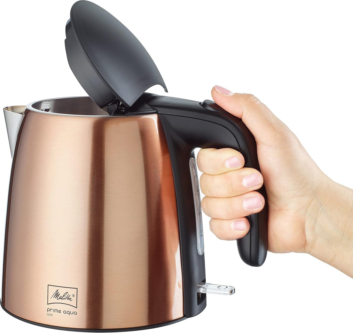 2026 Melitta AromaFresh - Filterkaffeemaschine - mit Glaskanne - integriertes Mahlwerk - Timer Funktion - 10 Tassen - Pure Black