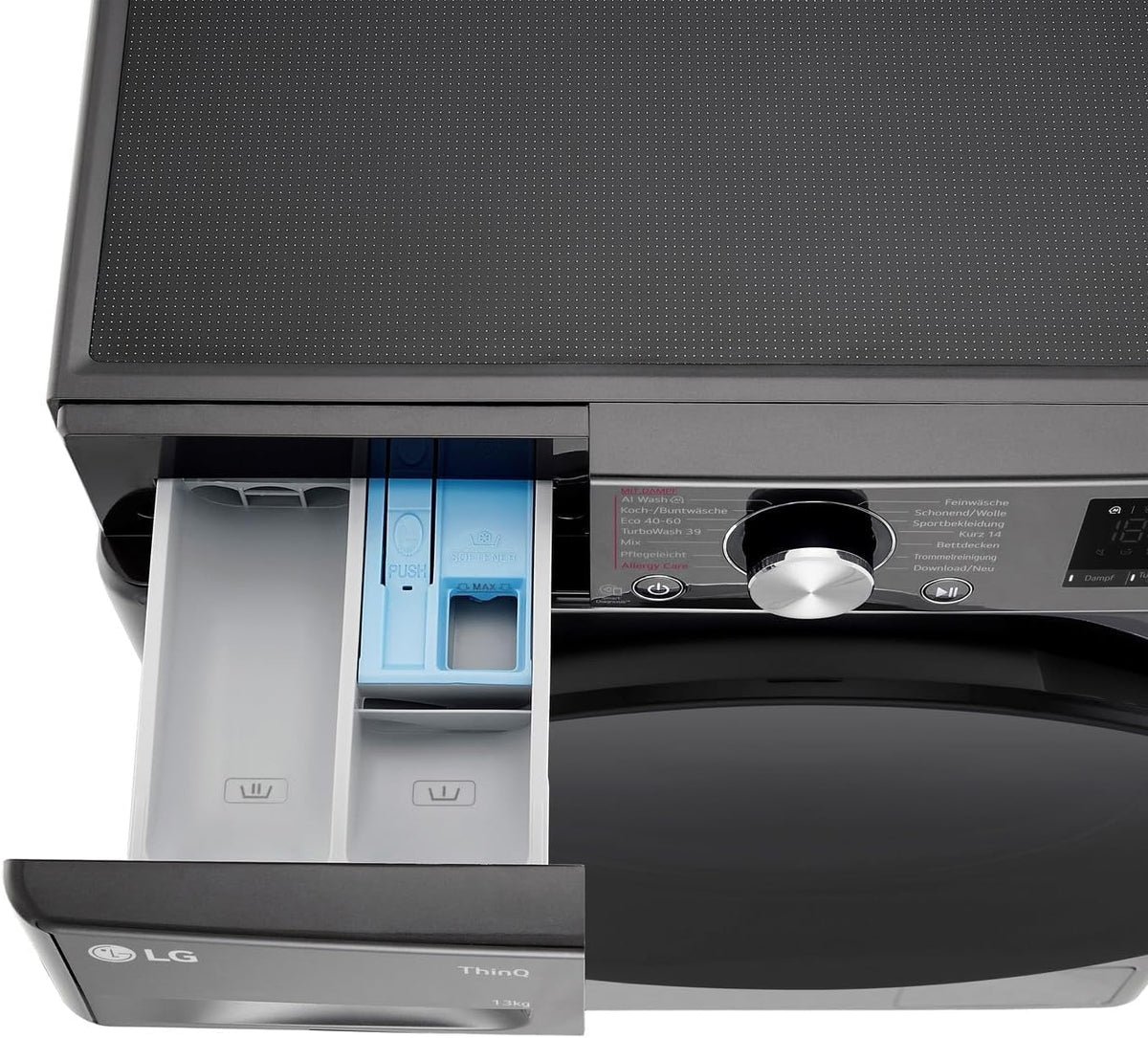 2026 LG F4WV7080, Klasse A, Frontlader-Waschmaschine 8 kg, 1400 U/Min, AI Direct Drive, Wi-Fi, Tiefenreinigung mit Dampf, Groe Kapazitt, TRIPLE A, Auentür aus Sicherheitsglas, 62 x 60 x 85 cm Wei
