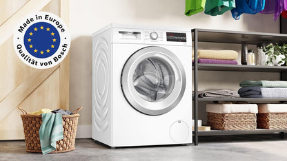 2026 Bosch WUU28T71, Stiftung Warentest Testsieger*, Serie 6 Waschmaschine 8 kg, Unterbaufähig, 1400 UpM, Beladungserkennung, Hygiene Plus, Nachlegefunktion, Frontlader, LED Display, Schontrommel, AquaStop