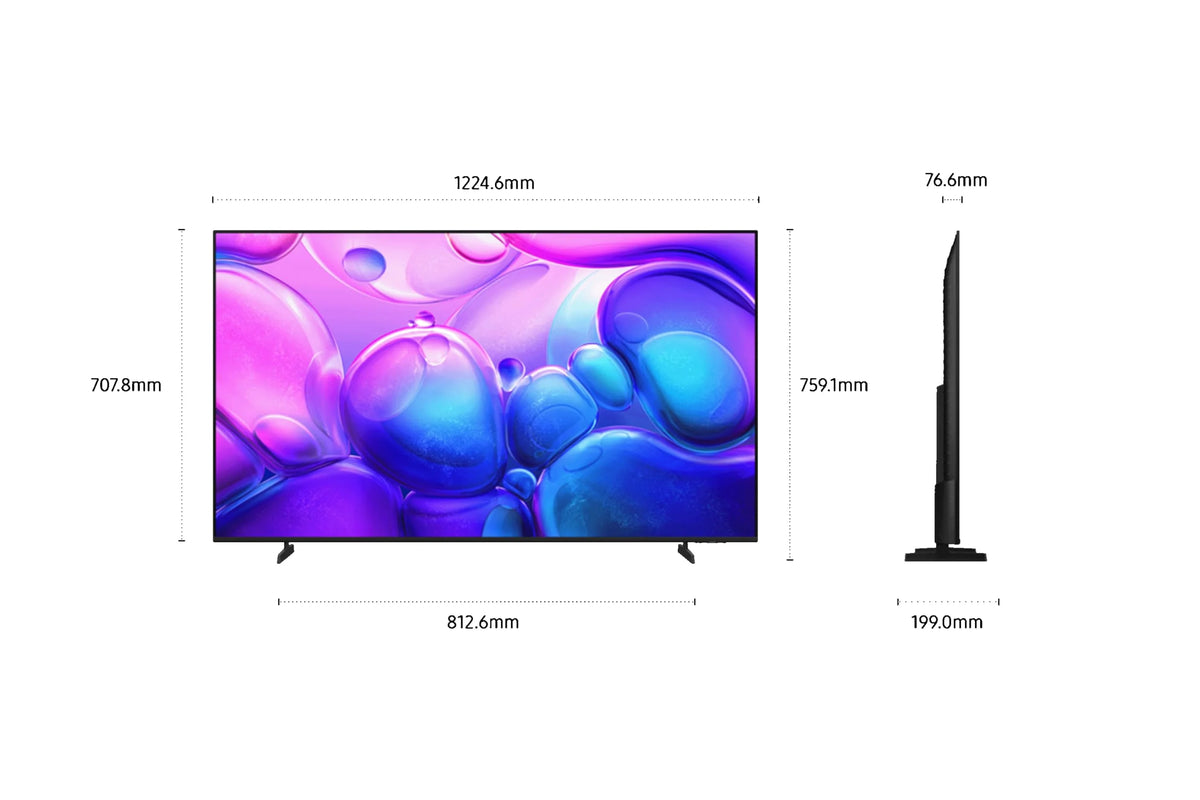 2026 Samsung AI TV 55 Zoll QLED 55Q6F 4K Smart TV, Quantum Dots, Q4 Lite Processor, WiFi, Airplay, HDR, Q-Symphony, OTS Lite, Knox Security, Gaming Hub, Bixby, integrierte App Betreiber